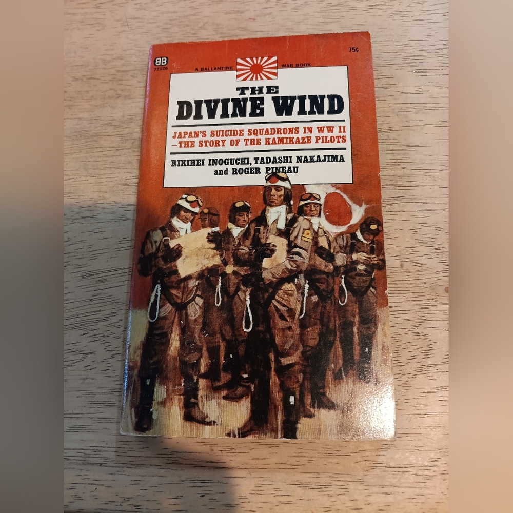 The Divine Wind Book by Rikihei Inoguchi - Red Cover